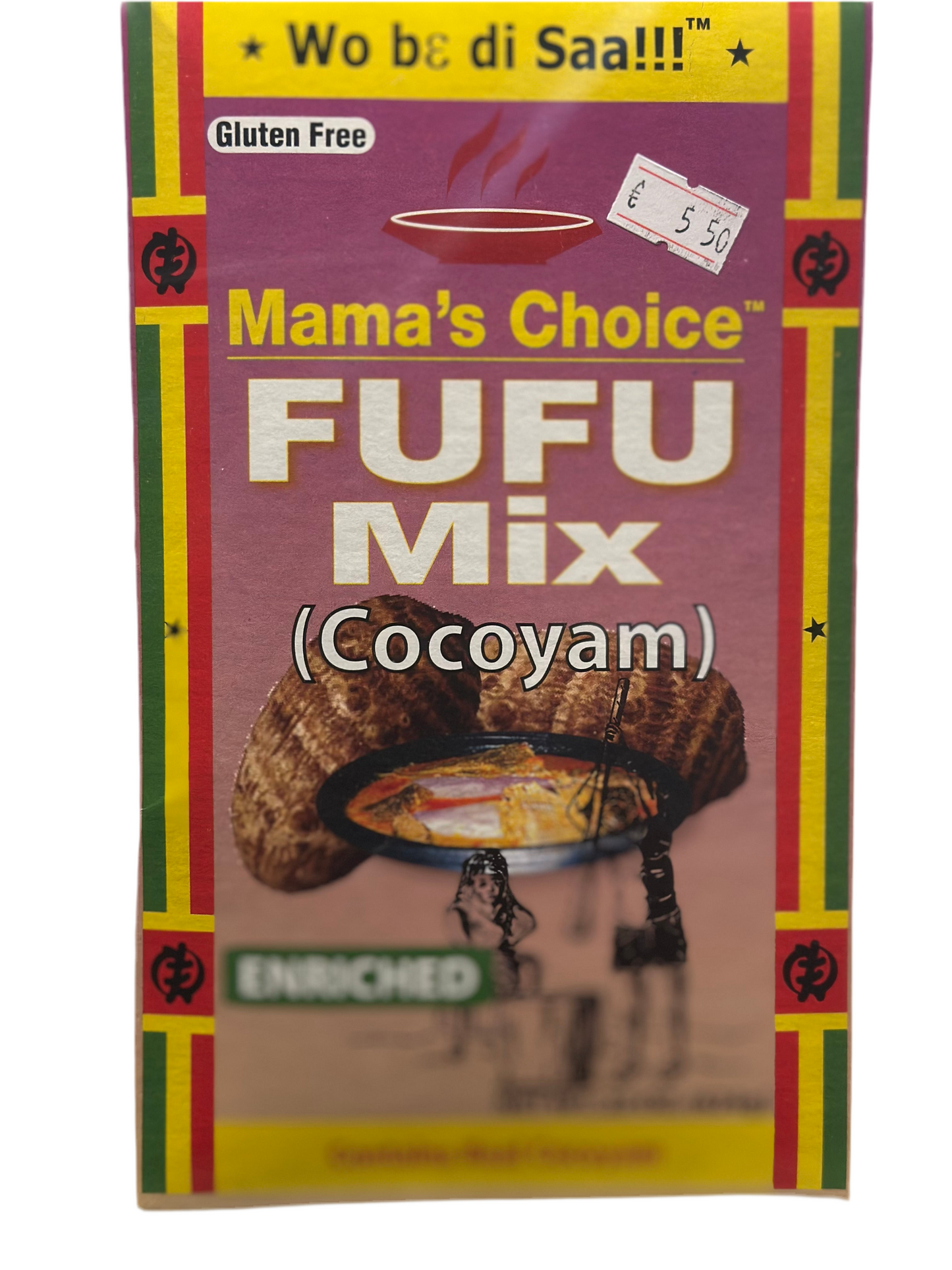 Mama's Choice cocoyam fufu mix 624g