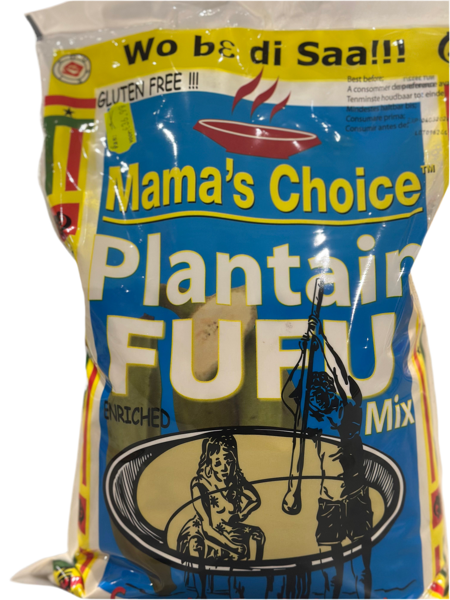 Mama's choice plantain fufu mix 4kg