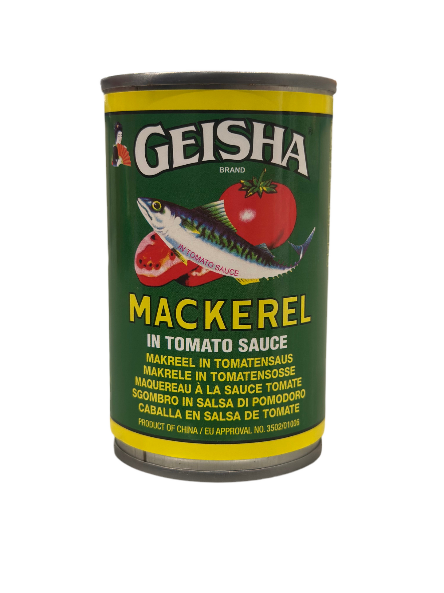 Geisha makreel in tomaten saus