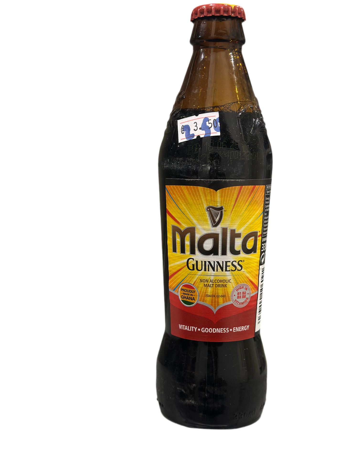 Fles Malta Guiness 330ml